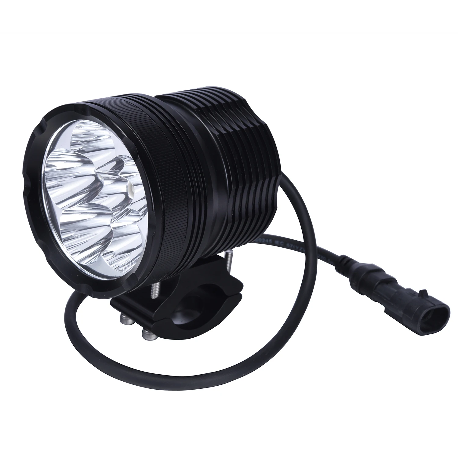 LDDCZENGHUITEC Hot Sell 60W 7200LM Waterproof Motorcycle LED Police Light, motorcycle led headlight moto spot light led