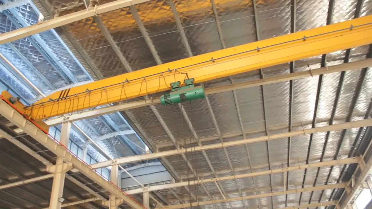 Light Duty Single Girder Overhead Crane 30 T Hanger Bridge Wheel