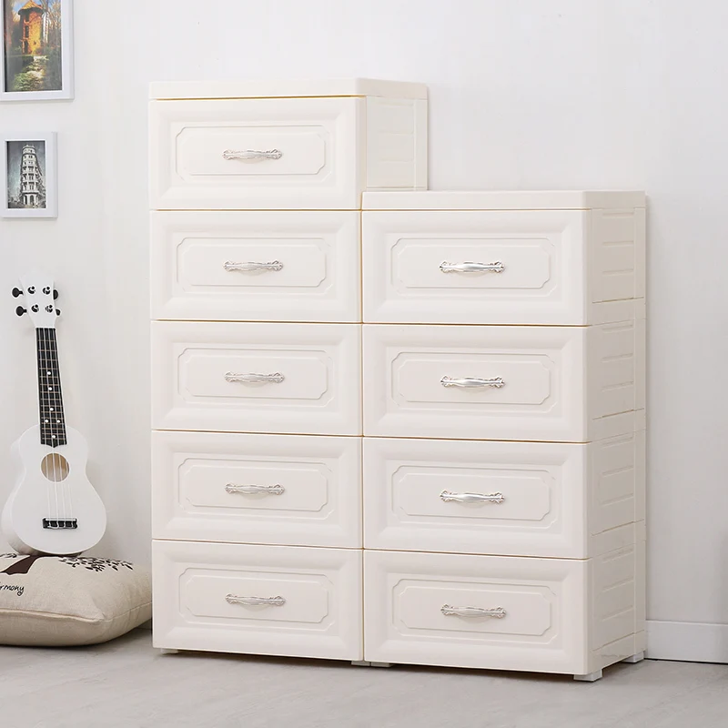 thin plastic storage drawers