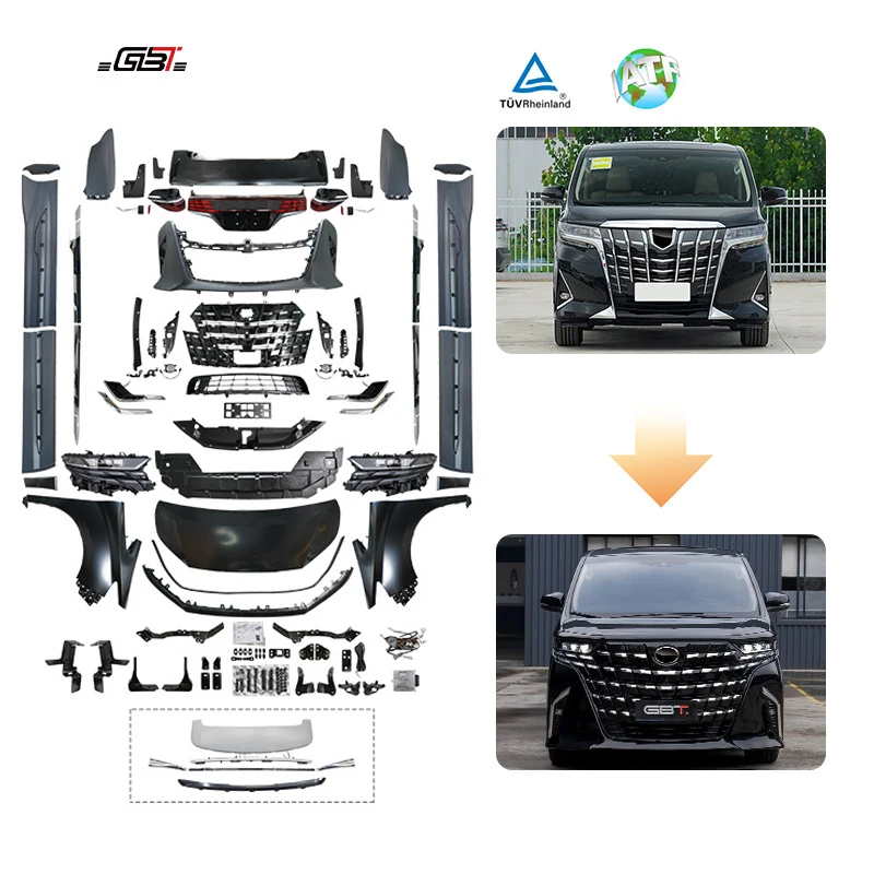 GBT 2025 Alphard Anh30 35-40 Series Model Conversion Kit - Bumper