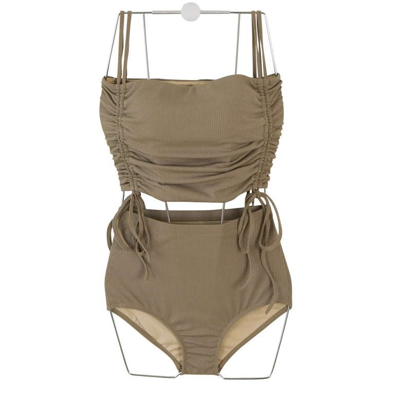 2020 最新高品质再生面料时尚两件火辣性感的比基尼女性泳装