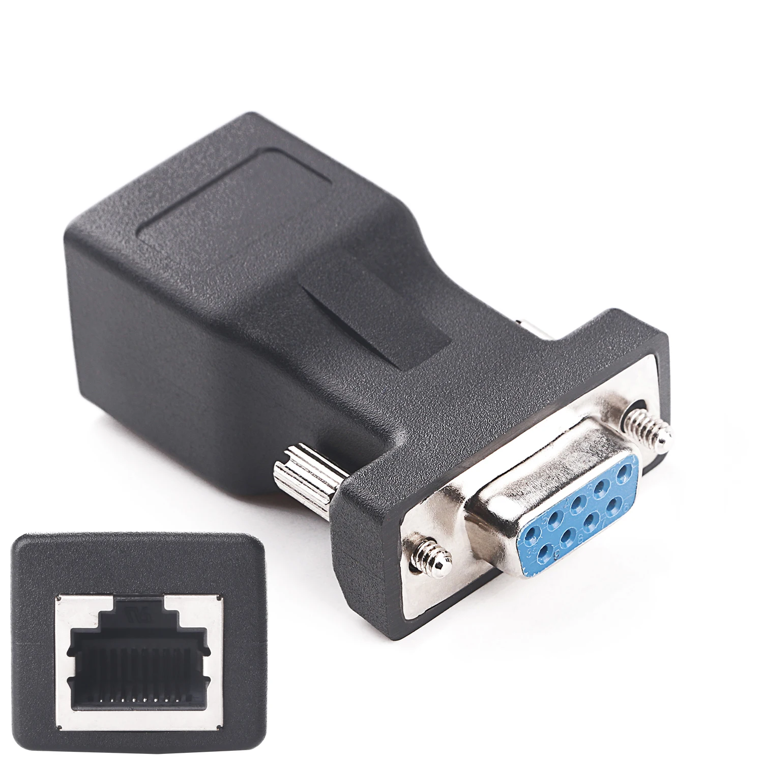 Rj45 To Db9 Adapter Rs232 Serial Port Com To Rj45 Male To Female 