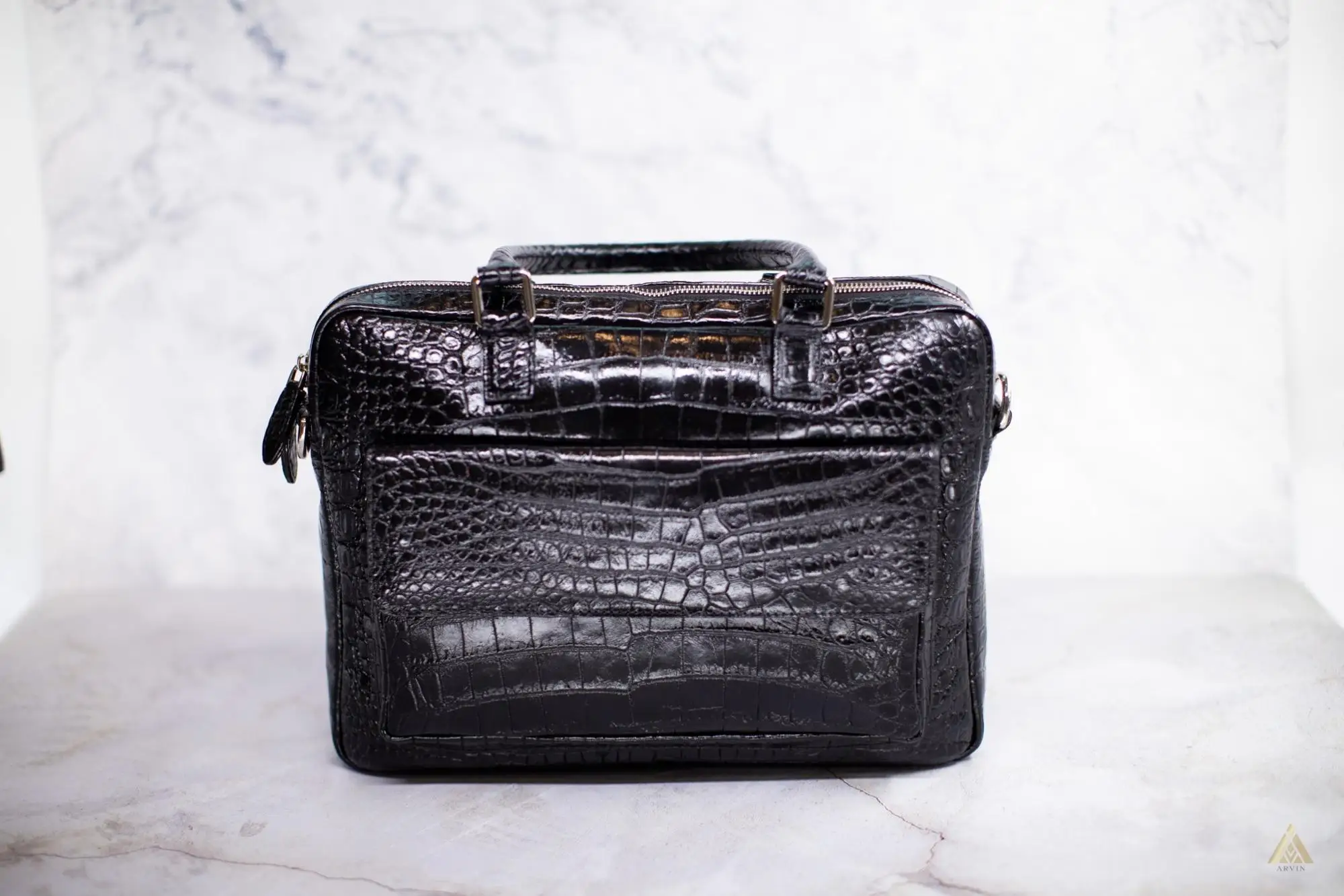 genuine crocodile briefcase