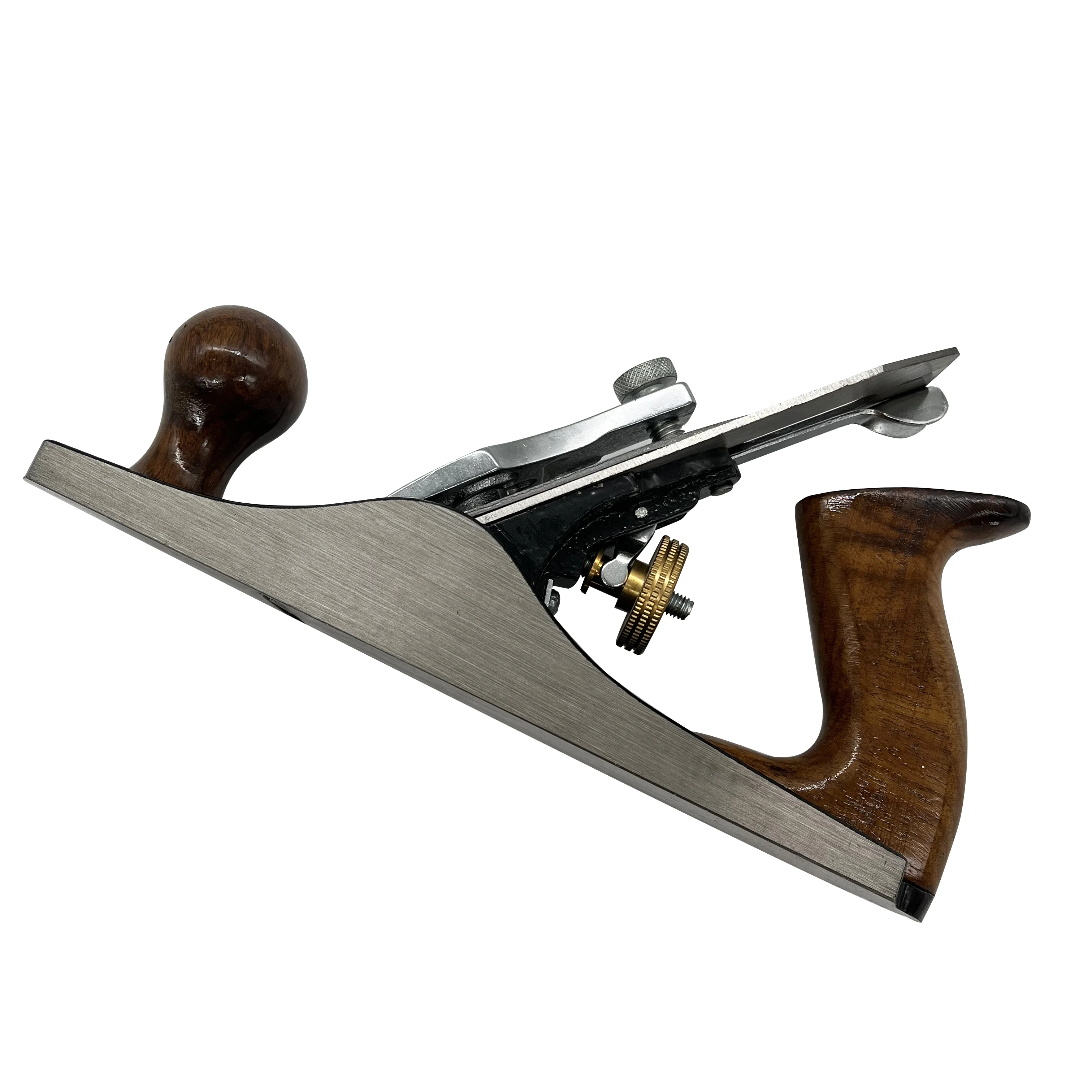 Hardened Steel Adjustable Iron Jack Plane Hand Planer Wood Smooth Plane