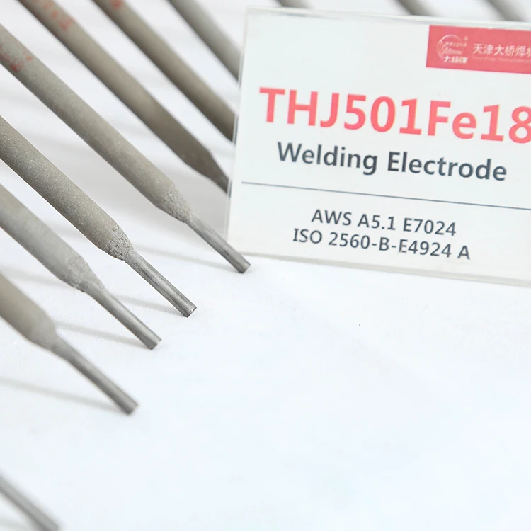 Tianjin Bridge Welding Electrode Aws E7024 For Ship Building Buy High