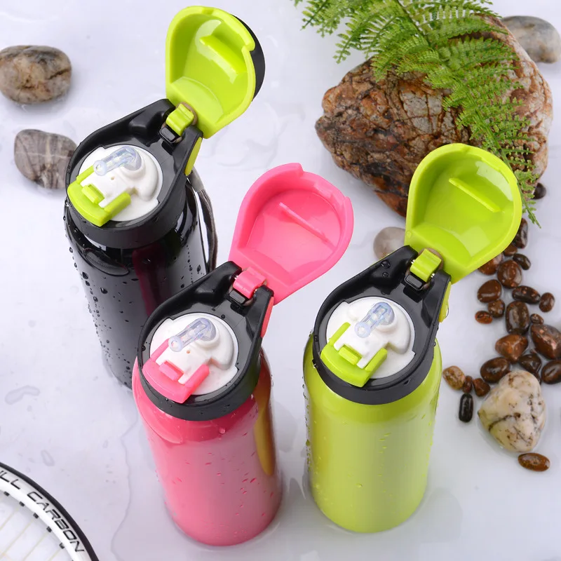 Stainless steel natural color Civsuk 500ml Mountain Bike Bicycle Kettle Riding Aluminum Alloy Thermos Cup Warm-keeping Water Cup Sports Kettle