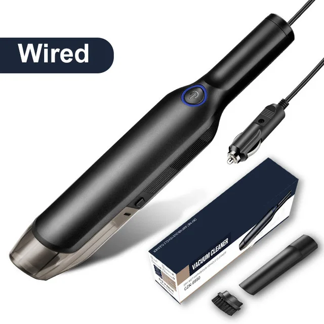 
2020 Handheld Wired Vacuum Cleaners Rechargeable Cyclone Suction Mini Vacuum Cleaner Cord Wet Dry Auto Portable for Car Home 