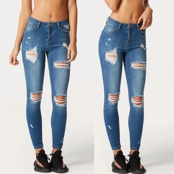 ripped push up jeans
