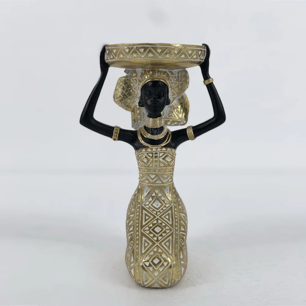 Polyresin Black Woman Ornament Resin African Figurines Buy Resin