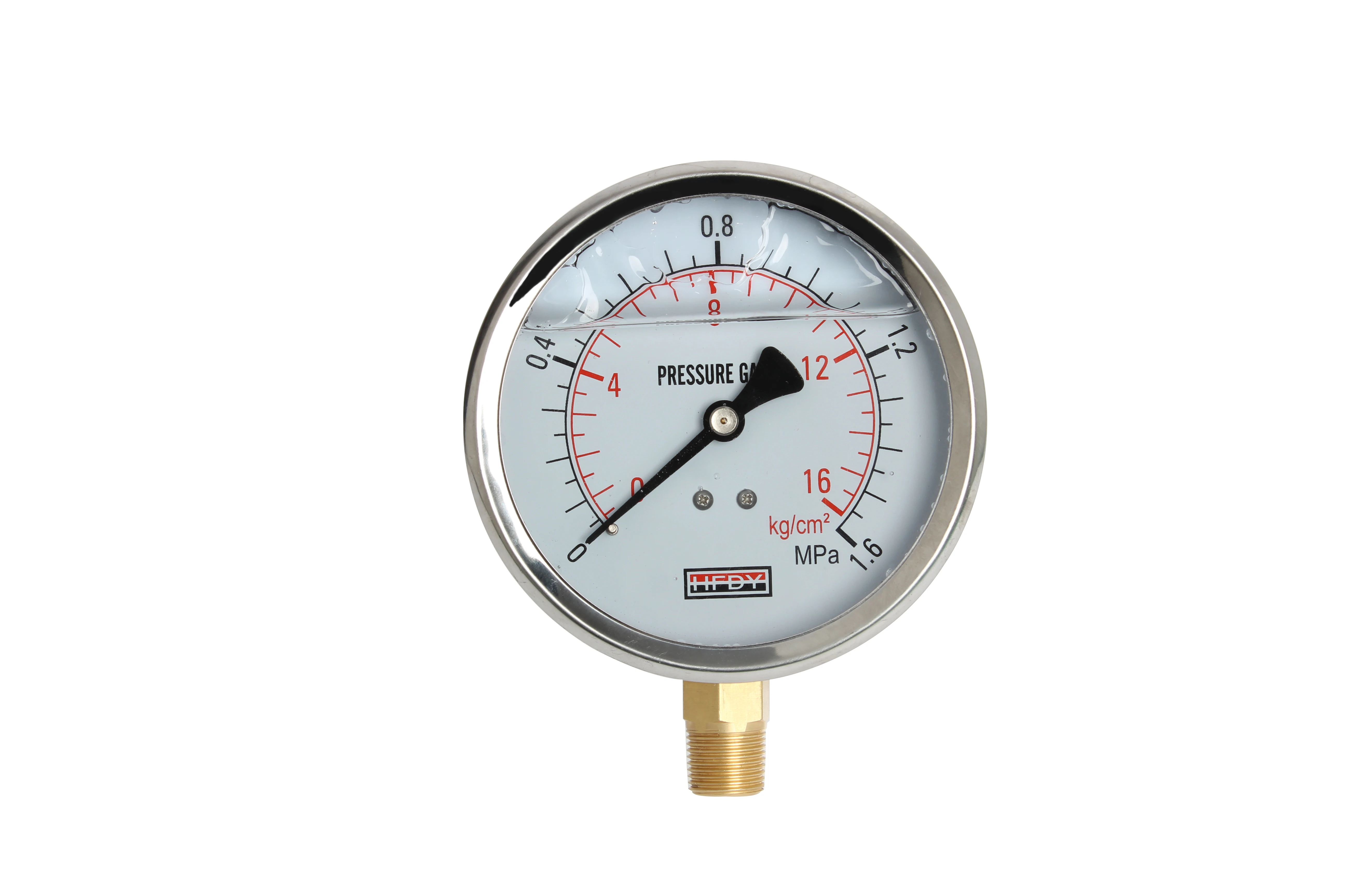 1.6% 2500bar Liquid Filled Pressure Gauge Manometer Products From ...