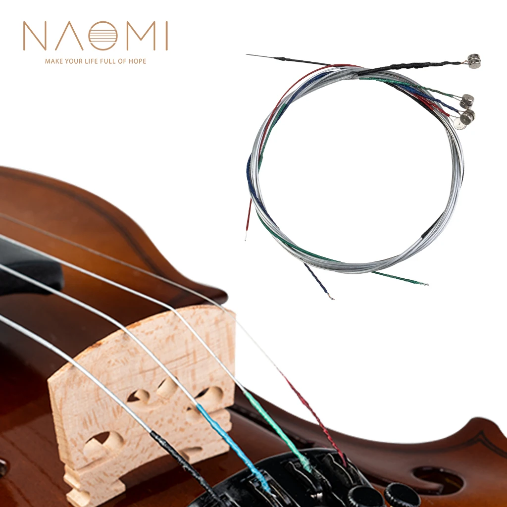 Naomi Violin Strings 4/4 & 3/4 Set High Quality Violin Strings Steel