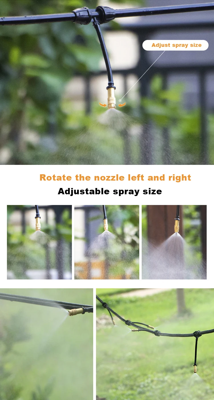 10m30m Diy Adjustable Dripper Copper Nozzle Automatic Water Absorption