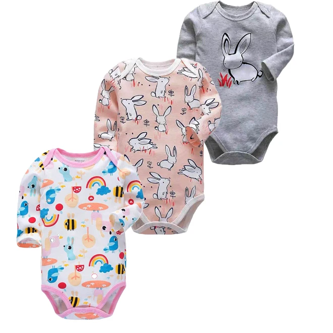 Newborn Cute One-piece Suit Autumn And Spring Cotton Baby Romper Baby ...