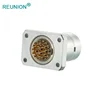 2-24 Pins custom female connectors flange socket