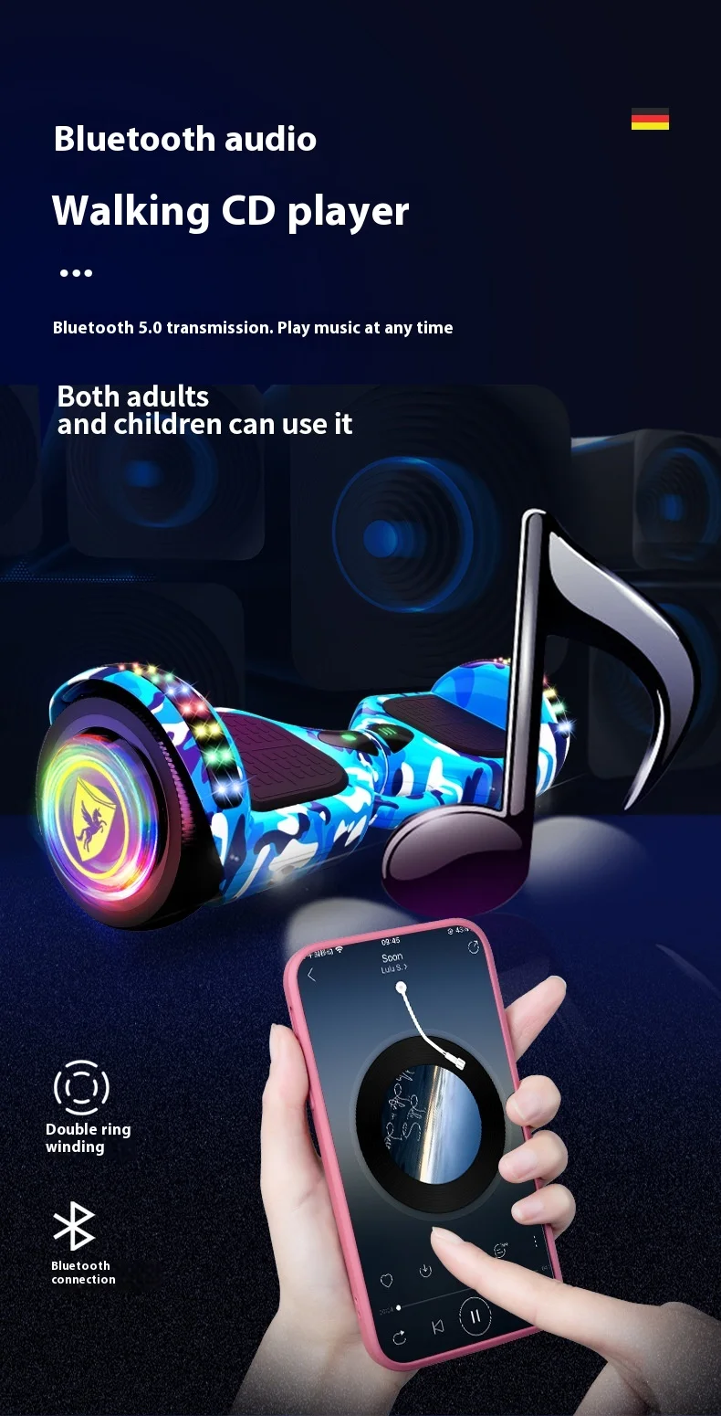 热销电动平衡车智能自平衡电动平衡踏板车悬停板气垫板