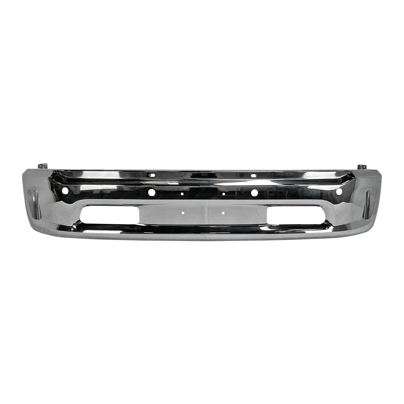 New Chrome Steel Front Bumper Face Bar For 2014-2018 Ram 1500 W/ Fog ...