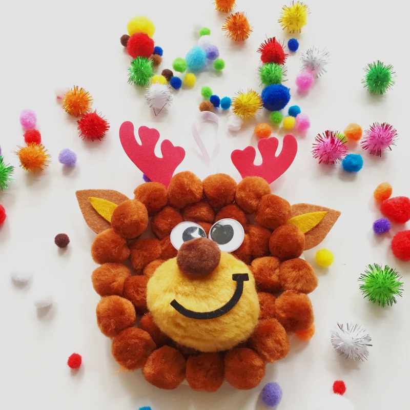 buy 软绒球,闪光pom pom,手工绒球 product on alibaba