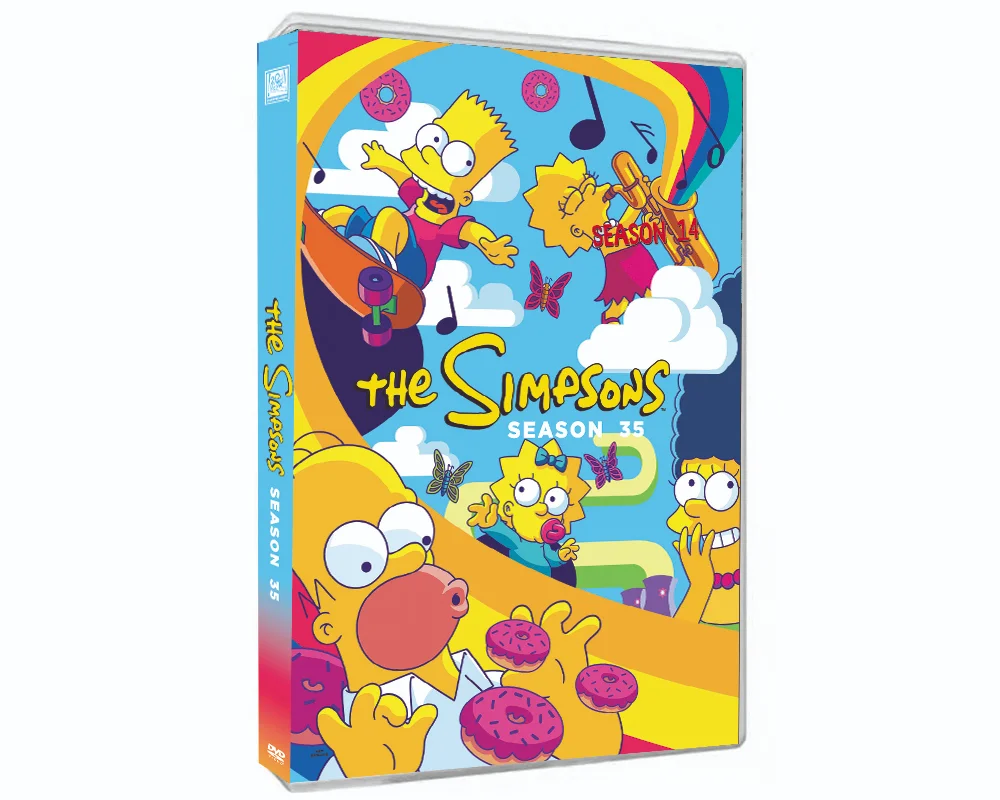 The Simpsons Season 35 DVD Boxset - Latest Cartoon TV Series, 3