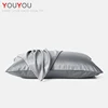 China Nantong Wholesale Customized 300tc 100% Cotton Luxury Grey Envelope Pillowcase Hotel Home Choice Pillow Bedding
