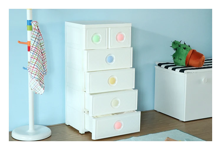 Elegant Multilayer Storage Plastic Drawer Baby Cloth Plastic