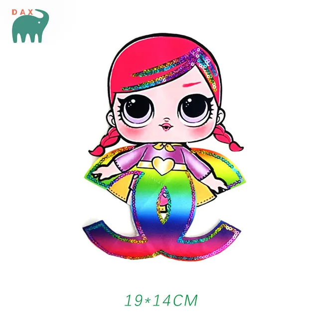 
Custom new design popular reversible sequins patches in patches 