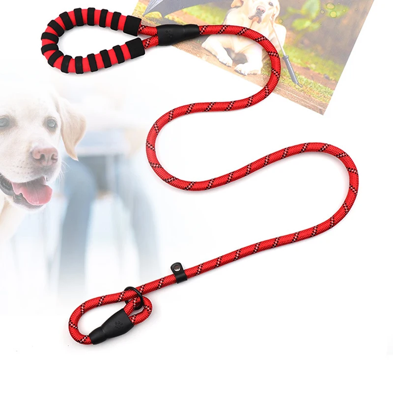 Flexible Pets Accessories Dog Leash Comfortable Soft Hand Loop Dog Rope