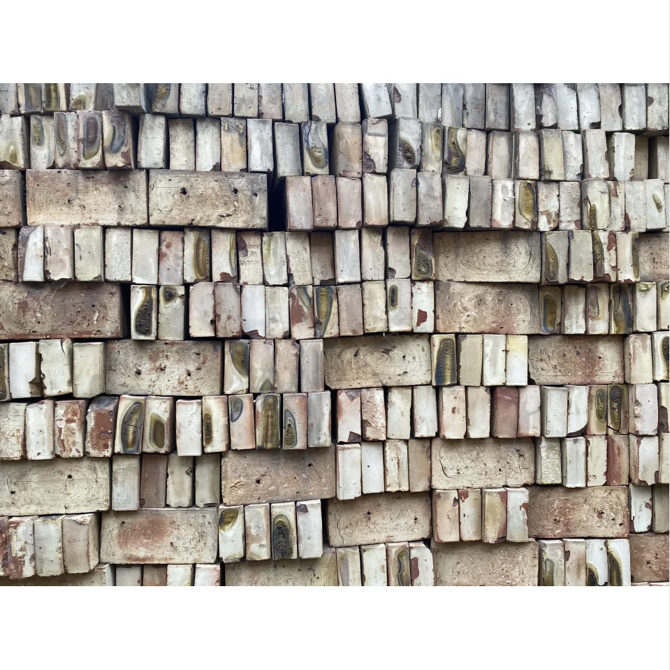 
old white Brick wall Antique old clay white brick wall veneer 