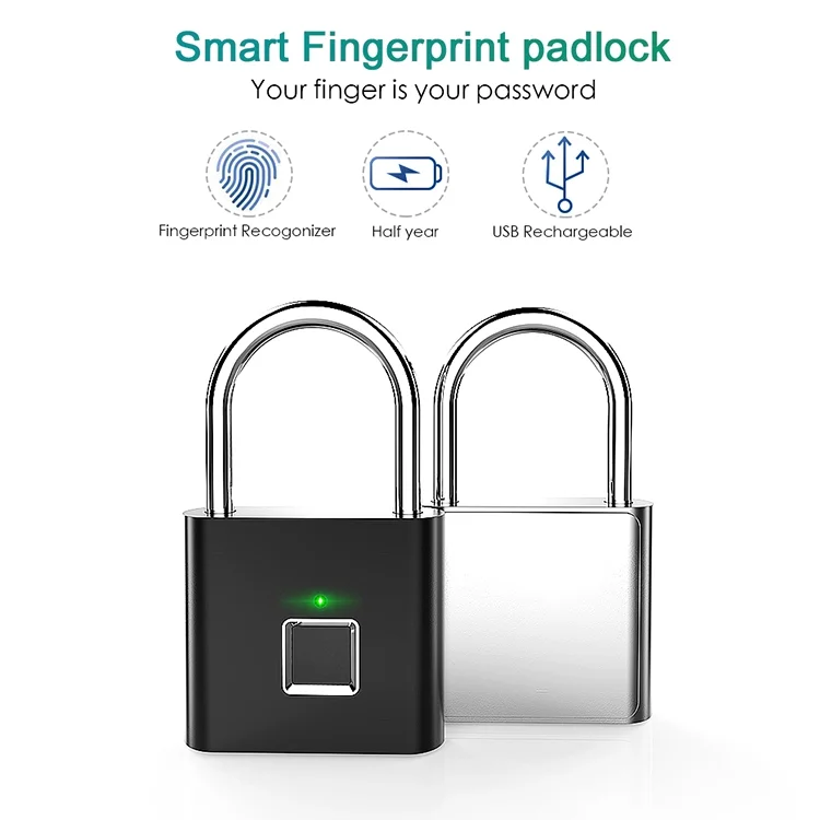 School IP65 Waterproof Padlock for Outdoor Door can Store 20 Sets of  Fingerprints Gym Suitcases and Luggage Suitcase HINMAY Smart Fingerprint  USB Rechargeable Padlock Combination Padlocks DIY & Tools  springcanyonwsd.com