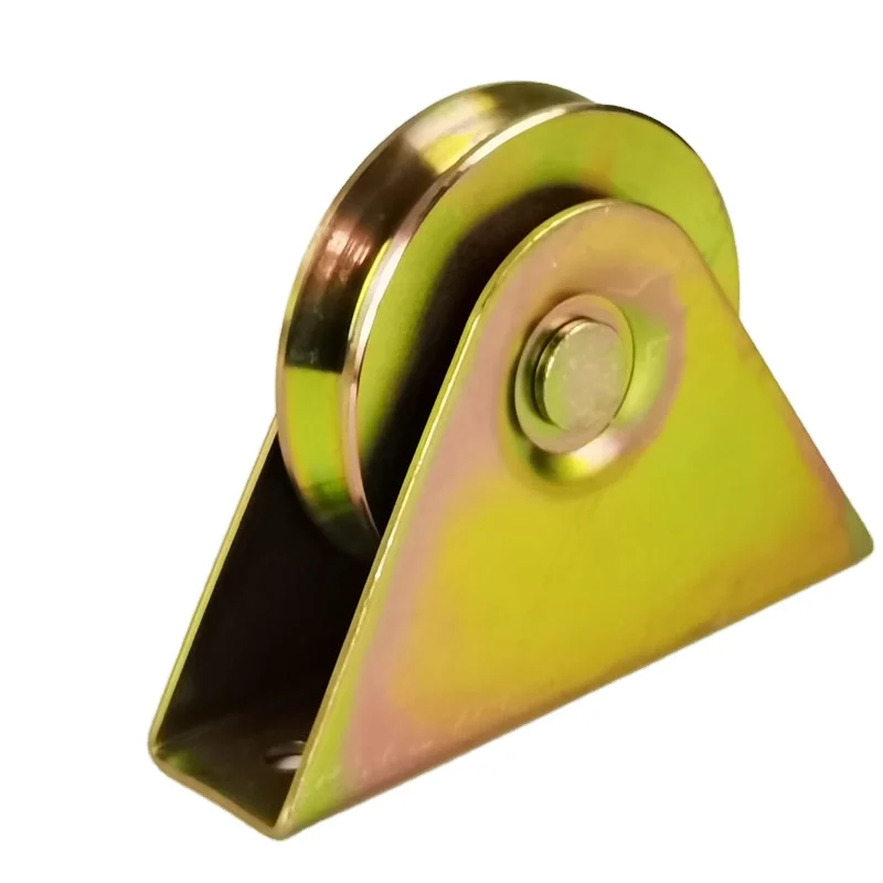 V-groove Sliding Gate Rollers With Single Bearing And Outer Support 