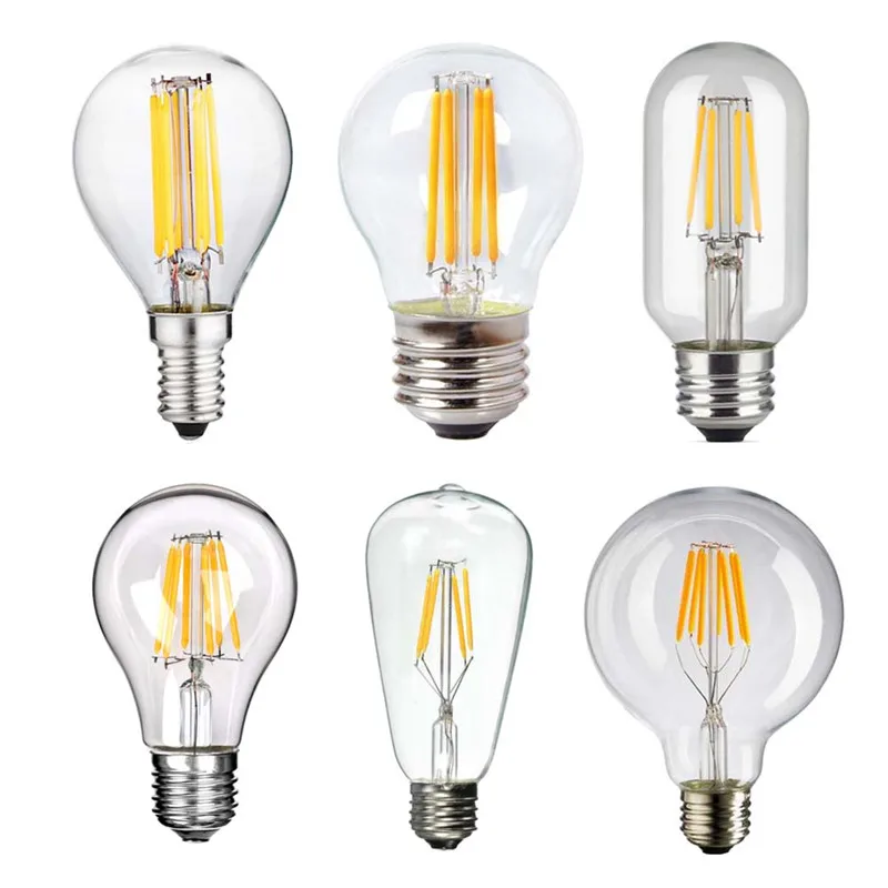 Vintage bulb 2W 4W 6W led lamp E26 E27 E14 E12 Dimmable Led Filament Bulb