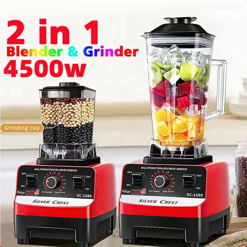 Silver Crest SC-1589 2L 3000/4500W Commercial Blender Large
