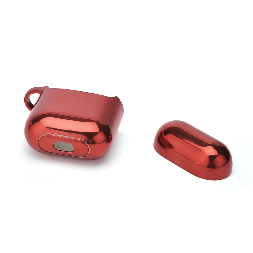 用于无线耳机的新型铝制耳机保护套红色保护套