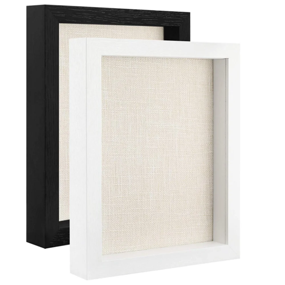 Frame Shadow Box Frames Set Of Wood Shadow Box Display Case (black ...