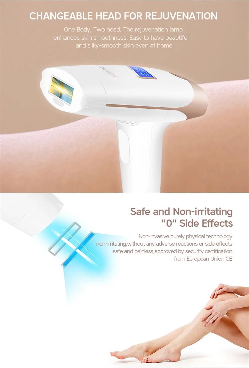 Professional Permanent Laser Epilator Ice Cool Laser Ipl Hair Removal