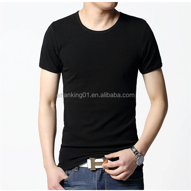 large slim fit t shirts