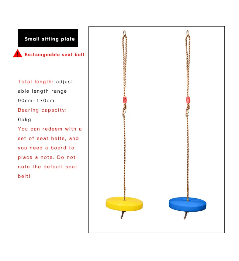 Zip Line Handle Outdoor Adults And Children For Backyard 8mm Stainless