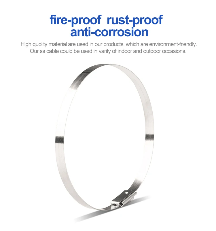 Wholesale Cable Tie 4x100mm Self Lock Metal Zip Ss Cable Tie Stainless Steel Buy Ss Cable Tie