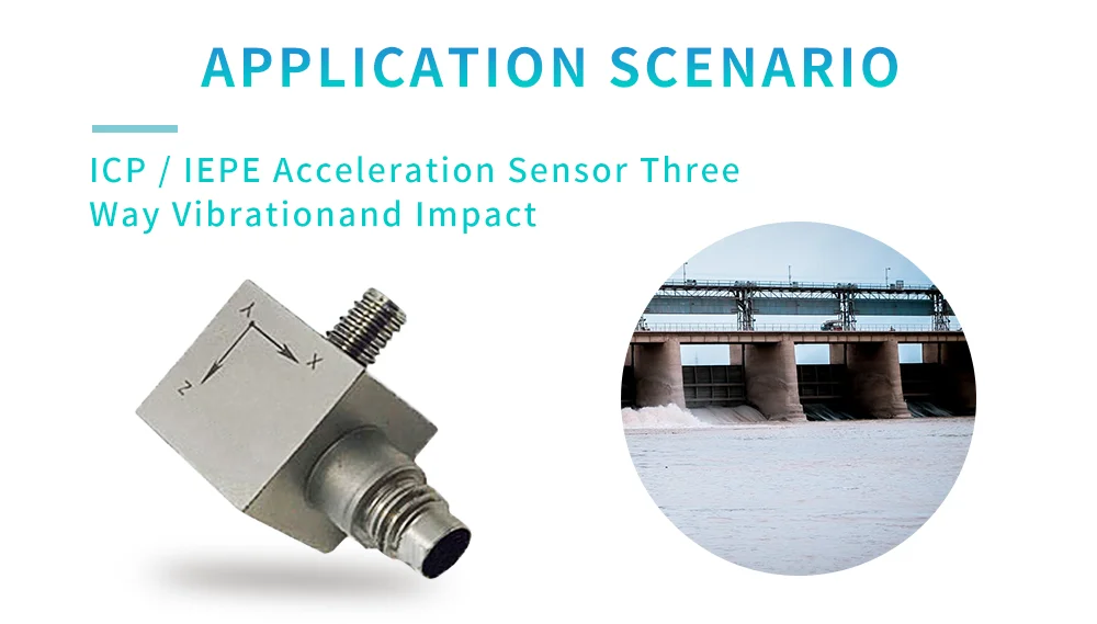 Icp/ Iepe Triaxial Acceleration Sensor Vibration Transmitter Ct1050slfp