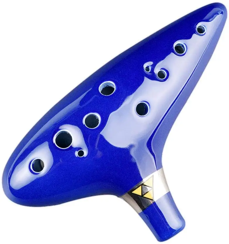 Brand New Legend Of Zelda Ocarina Of Time 12 Hole Alto Triforce Link