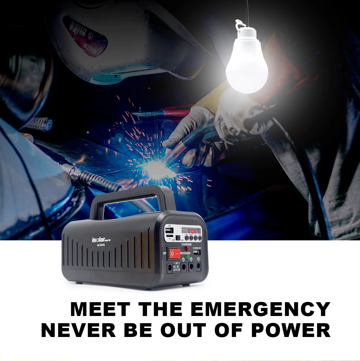 Fournisseurs chinois Mini systèmes d'énergie de panneau solaire hors réseau Kits de lumière solaire d'alimentation portable pour haut-parleur radio de voyage