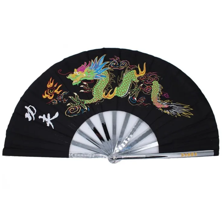 
metal tai chi kung fu hand fan 
