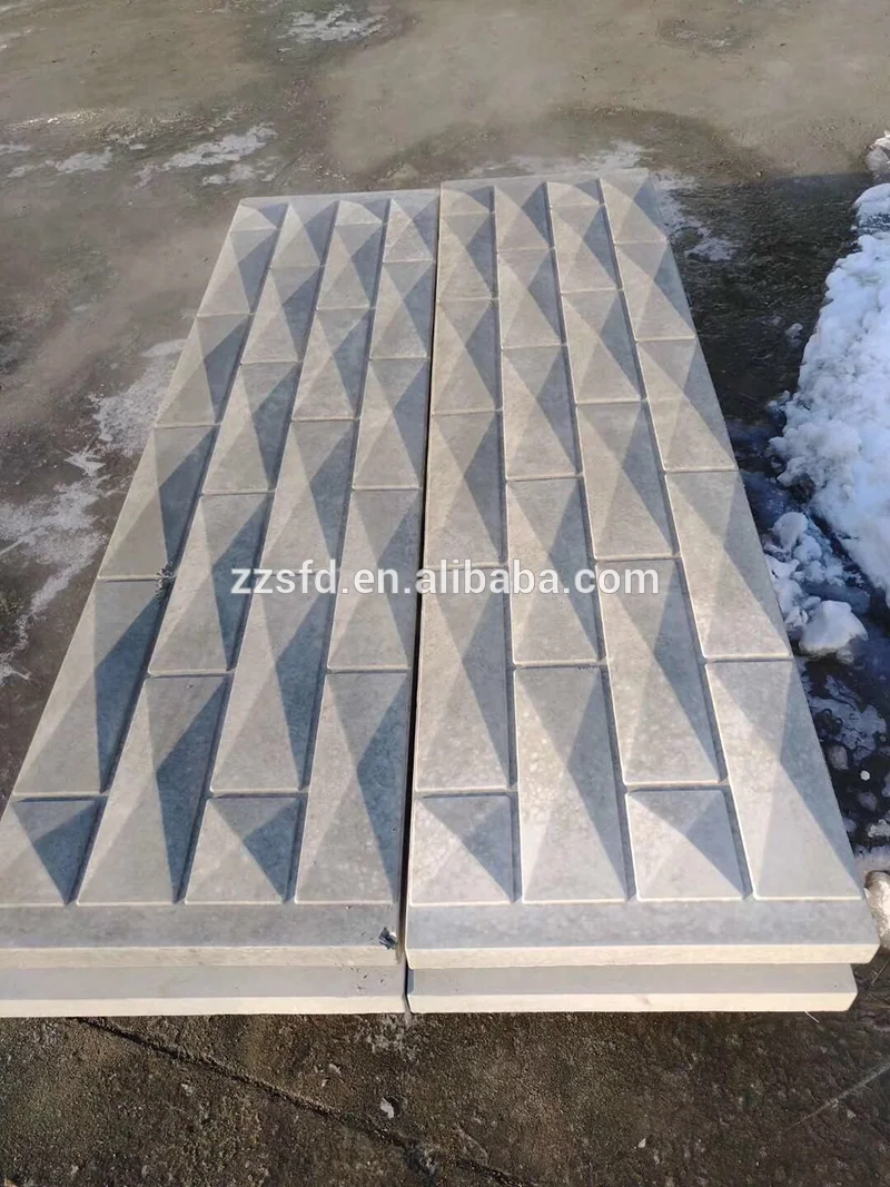 Factory Wholesales Rubber Concrete Stamp Mold Precast Concrete Paver Molds Curbstone Plastic