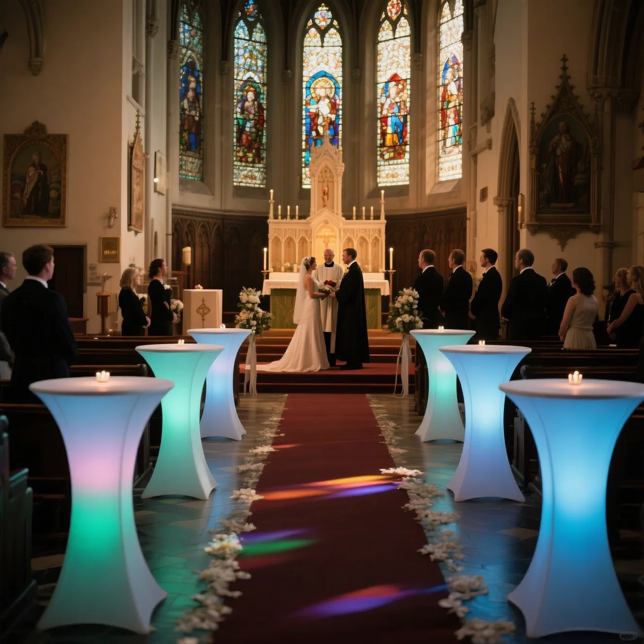 led square corner coffee table794-6