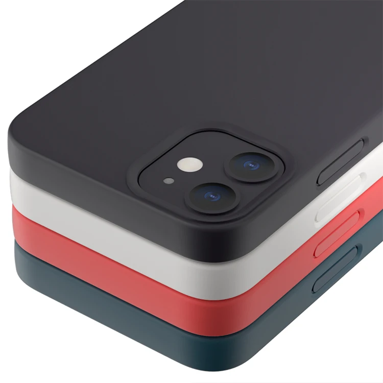 

light weight mobile back cover for iphone 12 case for magnetsafe, universal rumber shell for iphone 12 mini case for magnetsafe, Solid black, solid white,blue,green,red