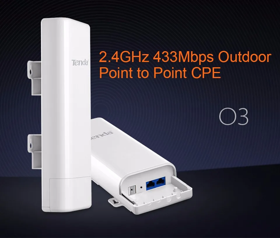 sofa Opsætning indsats Tenda O3 Wireless Outdoor 5km 2.ghz 300mbps Outdoor Bridge Switch 12dbi  Antennas Range Wifi Bridge Router Repeater Access Point - Buy Wireless  Access Point Board,Repeater Access Point,Wireless Outdoor Cpe Product on  Alibaba.com