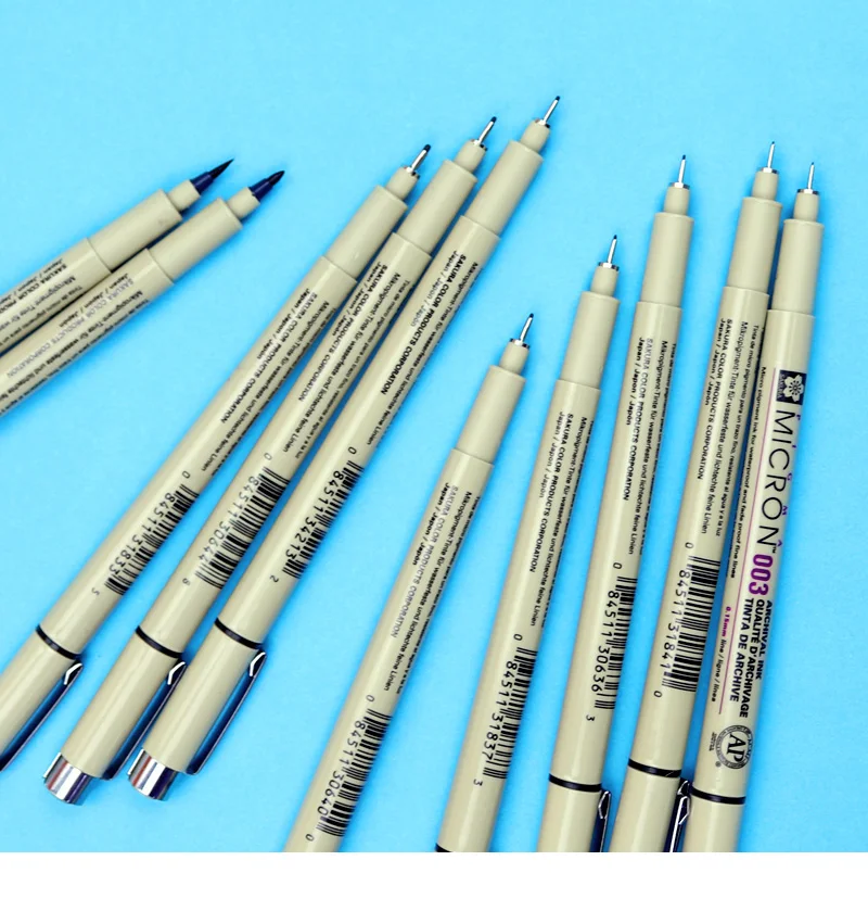 sakura black colour micron pen needle