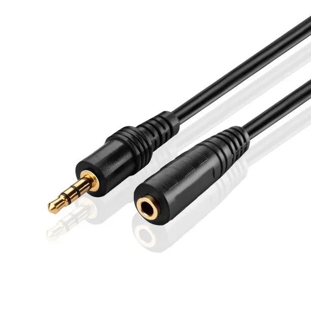 1.5m/3m/5m 3.5mm Jack Female To Male Earphone Headphone Stereo Audio