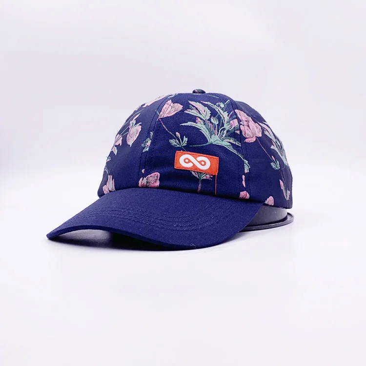 定制菌群印刷批发棒球帽帽子