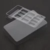 Eco-friendly transparent PVC blister packaging women false nail plastic box for cosmetic