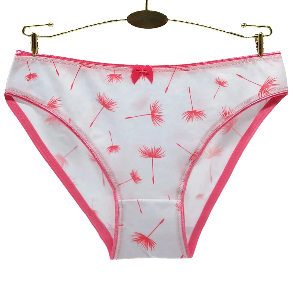 100 Cotton Fashion Strip Panties,Colorful Young Girl Wearing Panties